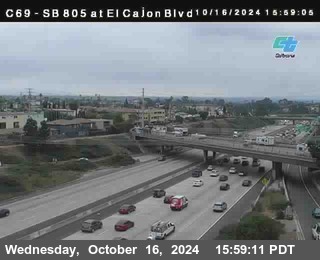 SB 805 at El Cajon Blvd (On Ramp)