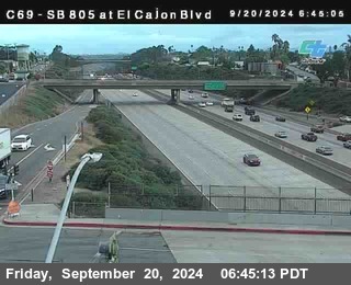 SB 805 at El Cajon Blvd (On Ramp)