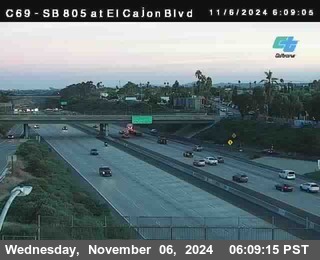 SB 805 at El Cajon Blvd (On Ramp)