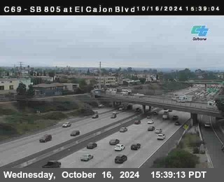 SB 805 at El Cajon Blvd (On Ramp)