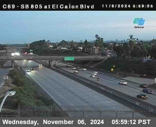 SB 805 at El Cajon Blvd (On Ramp)