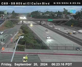 SB 805 at El Cajon Blvd (On Ramp)