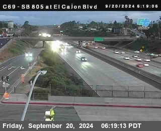 SB 805 at El Cajon Blvd (On Ramp)