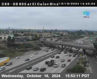 SB 805 at El Cajon Blvd (On Ramp)