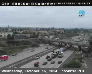 SB 805 at El Cajon Blvd (On Ramp)