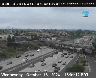 SB 805 at El Cajon Blvd (On Ramp)