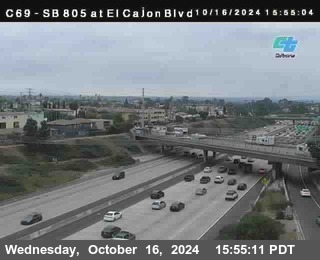 SB 805 at El Cajon Blvd (On Ramp)