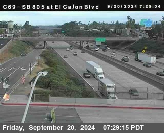 SB 805 at El Cajon Blvd (On Ramp)