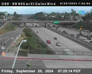 SB 805 at El Cajon Blvd (On Ramp)