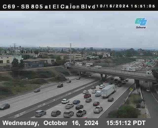 SB 805 at El Cajon Blvd (On Ramp)