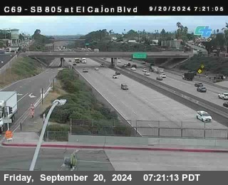 SB 805 at El Cajon Blvd (On Ramp)