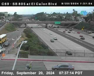 SB 805 at El Cajon Blvd (On Ramp)