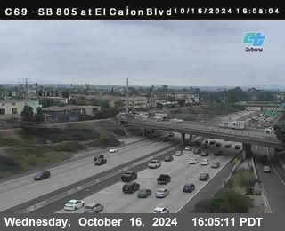 SB 805 at El Cajon Blvd (On Ramp)