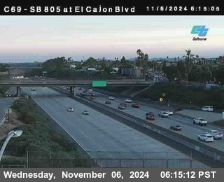 SB 805 at El Cajon Blvd (On Ramp)