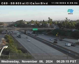 SB 805 at El Cajon Blvd (On Ramp)