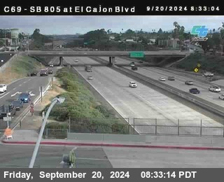 SB 805 at El Cajon Blvd (On Ramp)