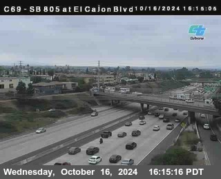 SB 805 at El Cajon Blvd (On Ramp)