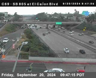 SB 805 at El Cajon Blvd (On Ramp)