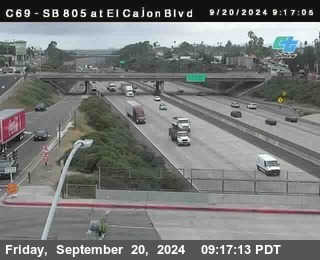 SB 805 at El Cajon Blvd (On Ramp)