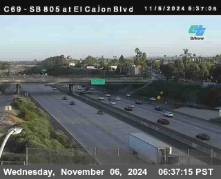 SB 805 at El Cajon Blvd (On Ramp)