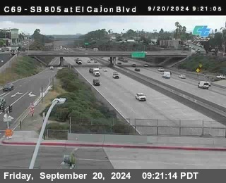 SB 805 at El Cajon Blvd (On Ramp)