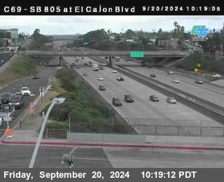 SB 805 at El Cajon Blvd (On Ramp)