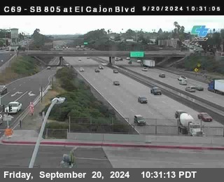 SB 805 at El Cajon Blvd (On Ramp)