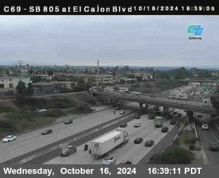 SB 805 at El Cajon Blvd (On Ramp)