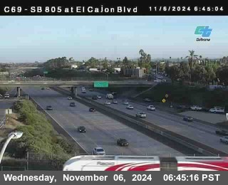 SB 805 at El Cajon Blvd (On Ramp)