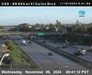 SB 805 at El Cajon Blvd (On Ramp)