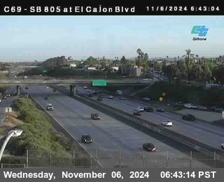 SB 805 at El Cajon Blvd (On Ramp)