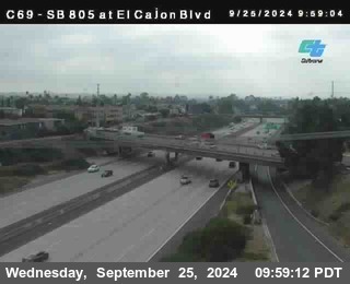 SB 805 at El Cajon Blvd (On Ramp)