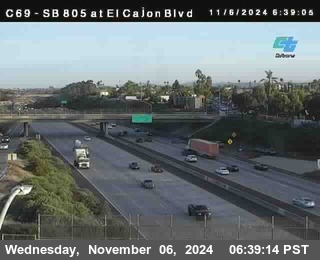 SB 805 at El Cajon Blvd (On Ramp)