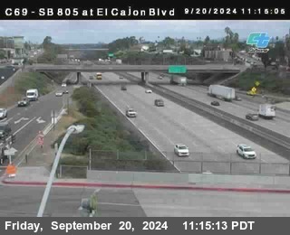 SB 805 at El Cajon Blvd (On Ramp)