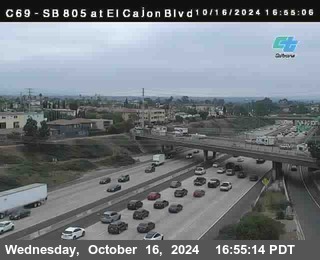 SB 805 at El Cajon Blvd (On Ramp)