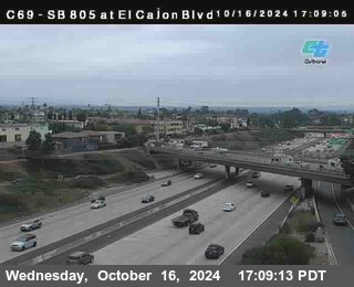 SB 805 at El Cajon Blvd (On Ramp)