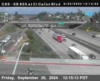 SB 805 at El Cajon Blvd (On Ramp)