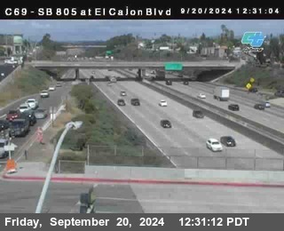 SB 805 at El Cajon Blvd (On Ramp)