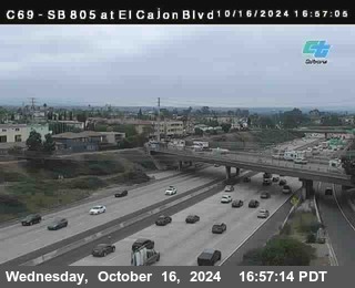 SB 805 at El Cajon Blvd (On Ramp)