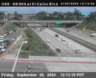 SB 805 at El Cajon Blvd (On Ramp)