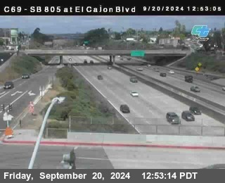 SB 805 at El Cajon Blvd (On Ramp)