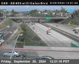 SB 805 at El Cajon Blvd (On Ramp)