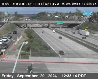 SB 805 at El Cajon Blvd (On Ramp)