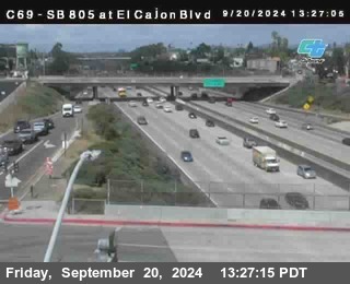 SB 805 at El Cajon Blvd (On Ramp)