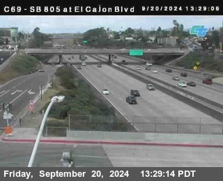 SB 805 at El Cajon Blvd (On Ramp)