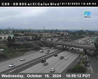 SB 805 at El Cajon Blvd (On Ramp)