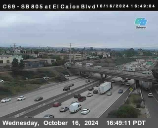 SB 805 at El Cajon Blvd (On Ramp)