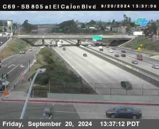 SB 805 at El Cajon Blvd (On Ramp)