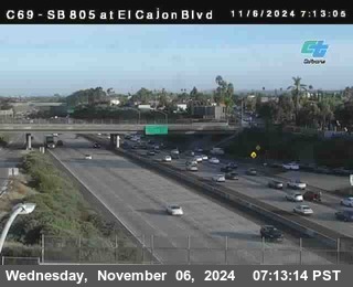 SB 805 at El Cajon Blvd (On Ramp)