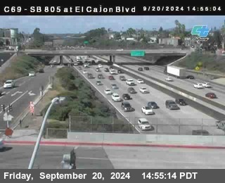 SB 805 at El Cajon Blvd (On Ramp)